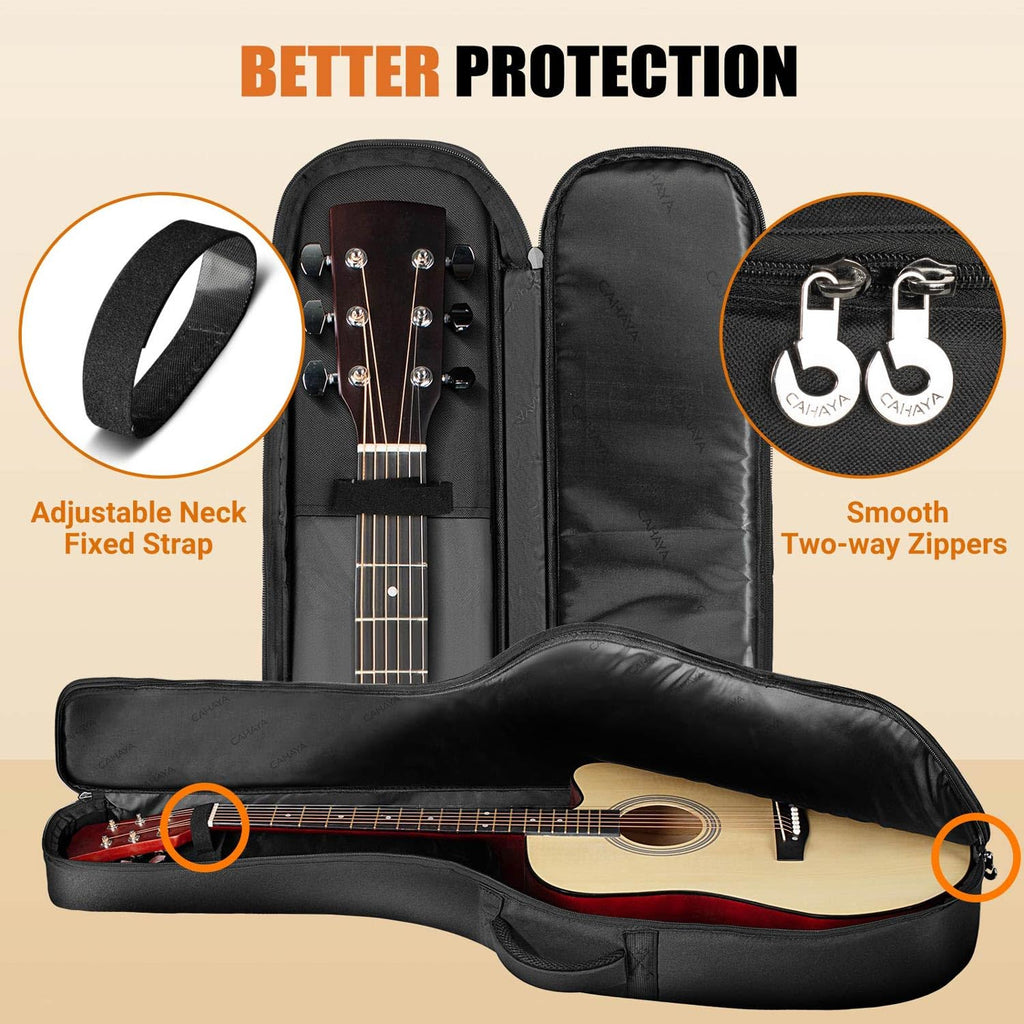 42 43 44In 0.5In Thick Padding Acoustic Guitar Bag K266