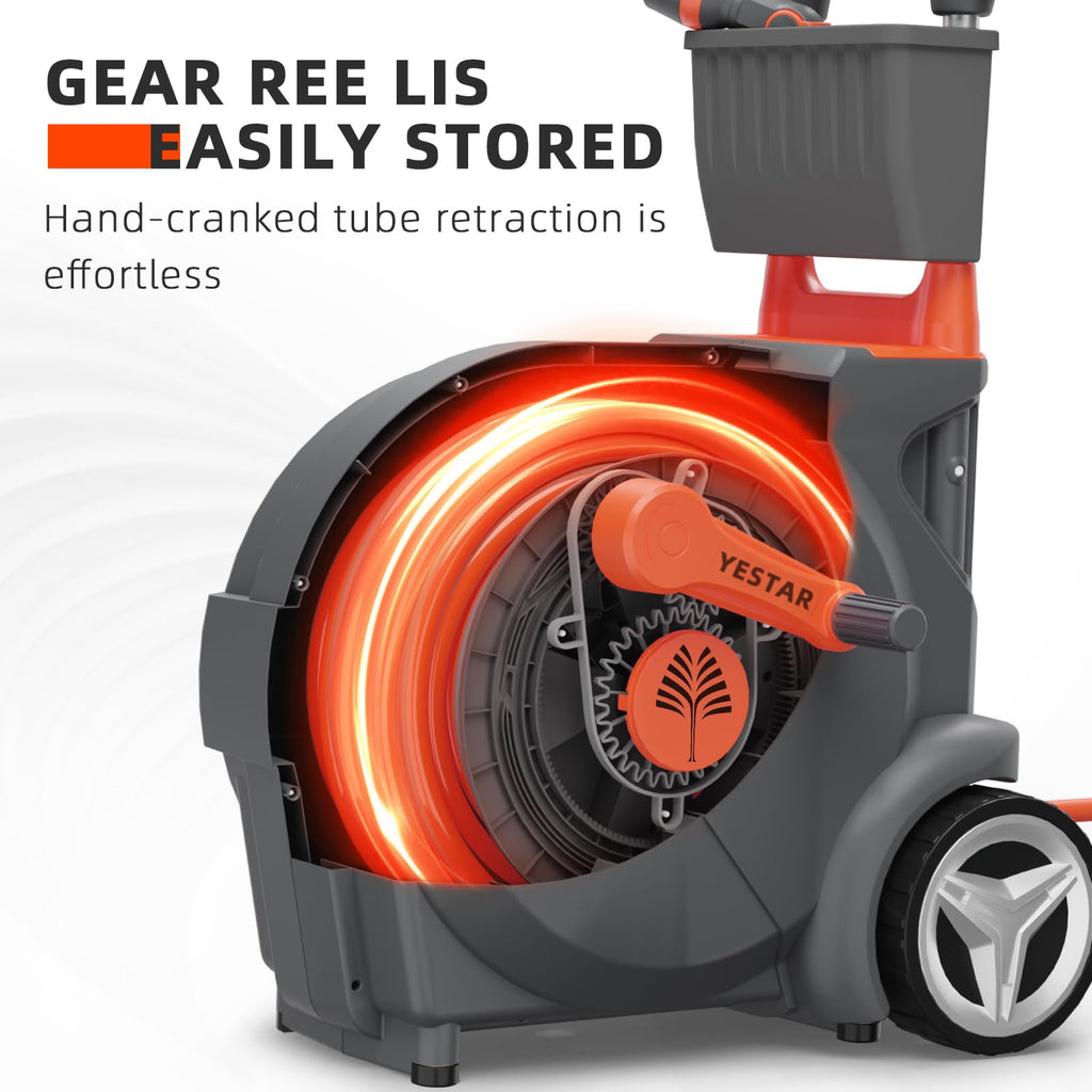 Hand-Crank Garden Hose Reel 5/8" x 100ft Z263494