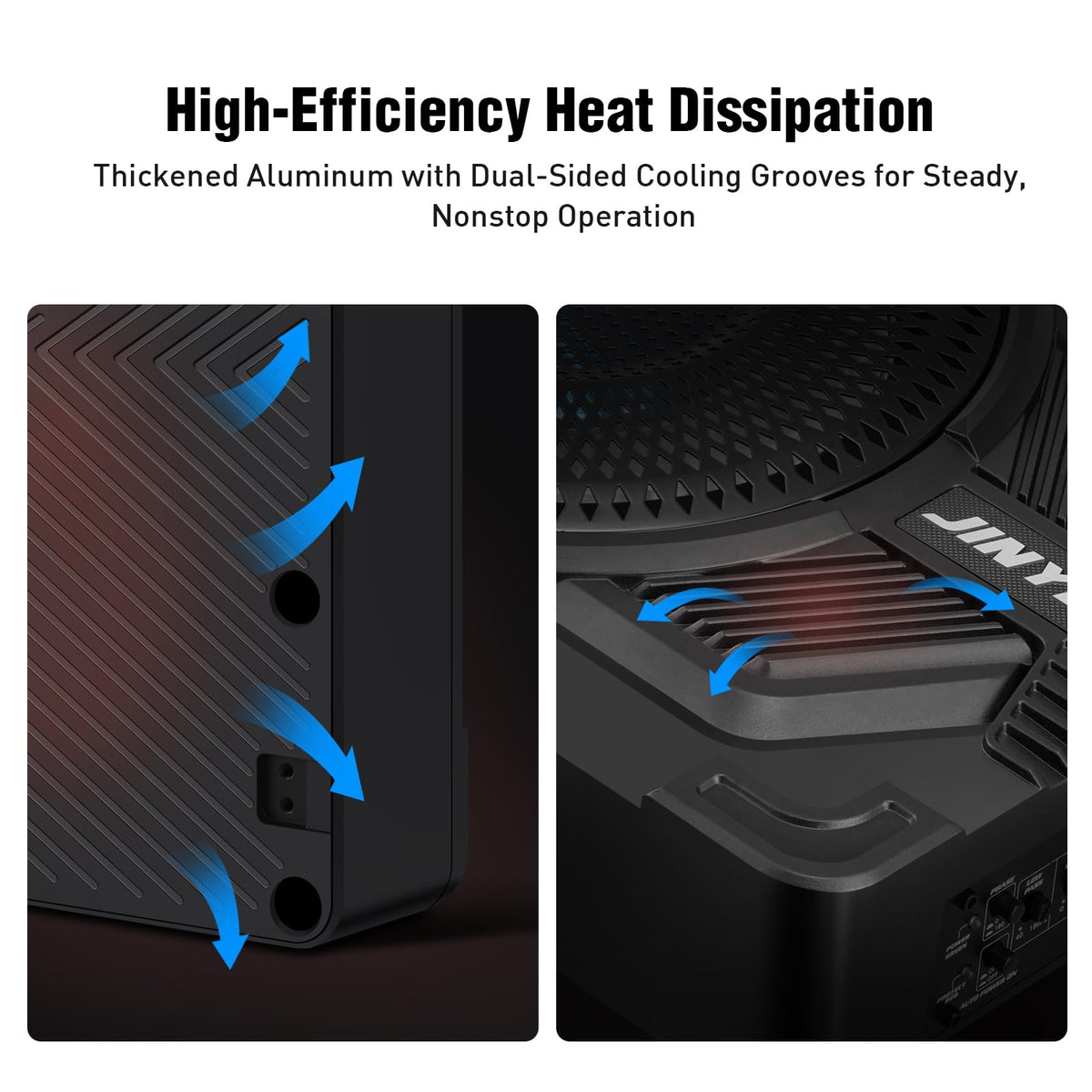 1200W Under Seat Subwoofers with Amp S9835