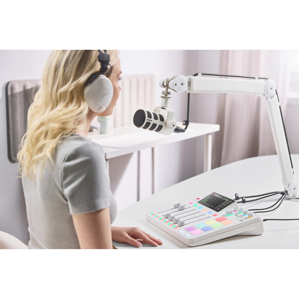 White Cardioid Dynamic Broadcast Microphone Pair M718049