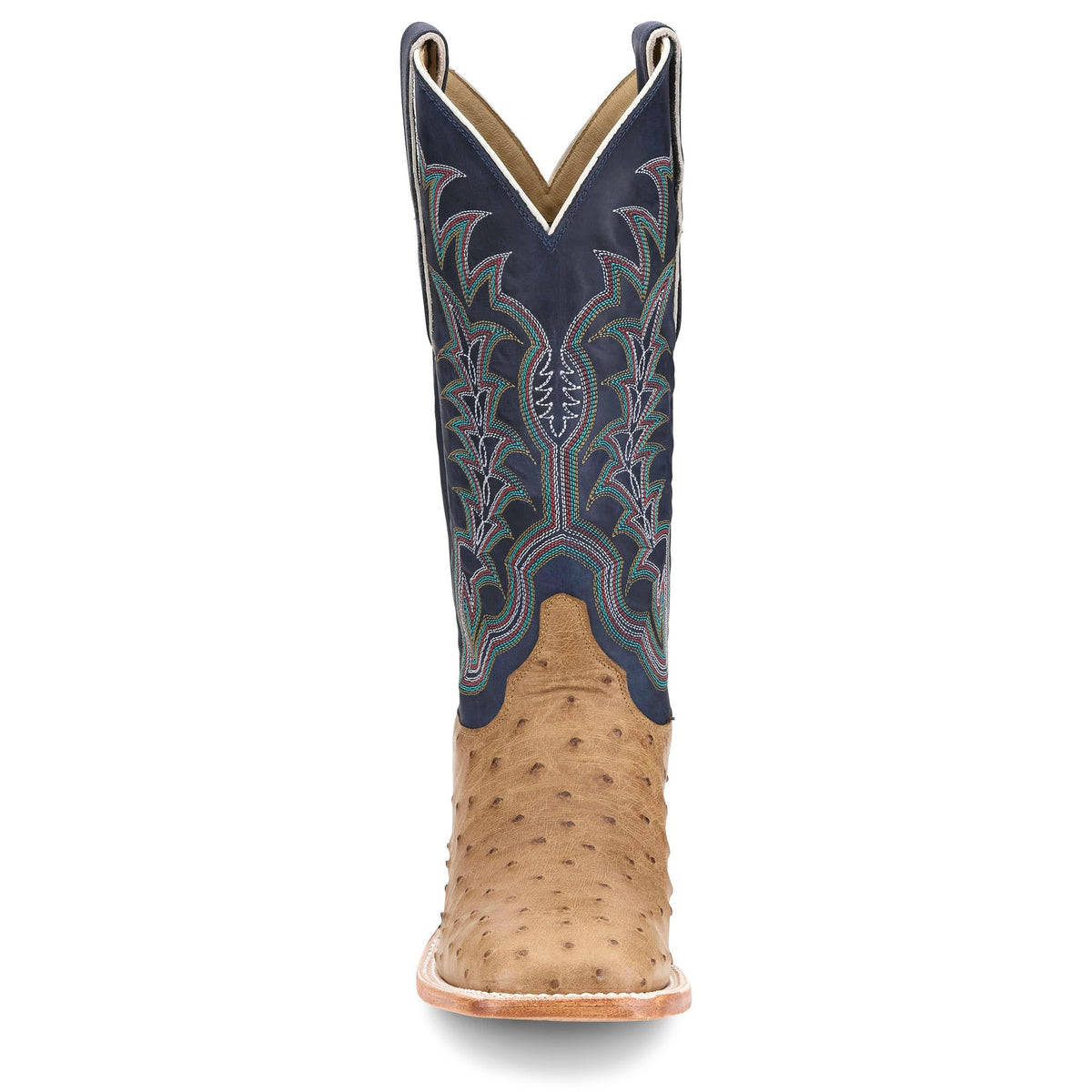 Tan Full Quill Ostrich Cowhide Boots G376708