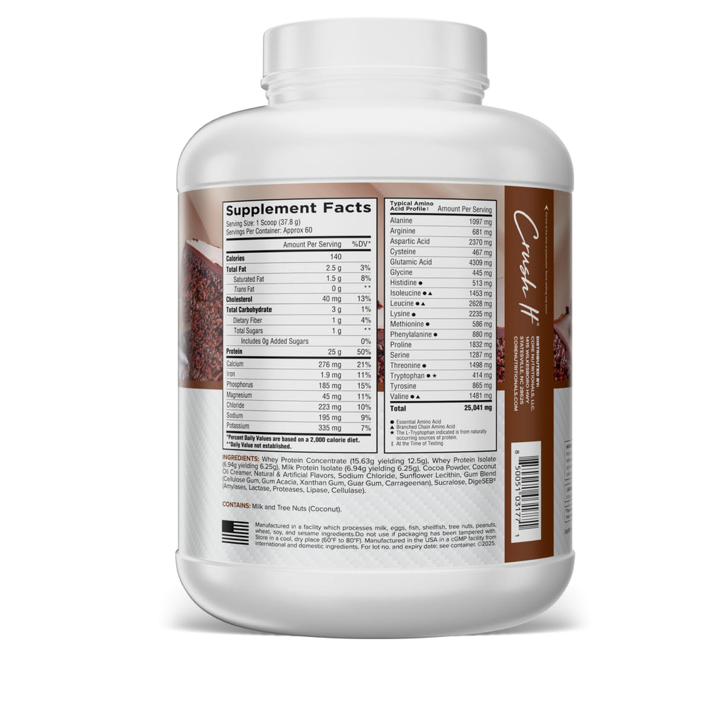 Whey Protein Blend with MCTs & Digestive Enzymes 60 Servings P704