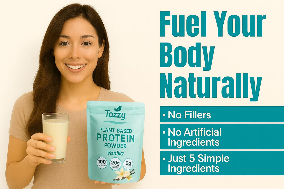 Organic Vegan Vanilla Pea Protein Powder K684