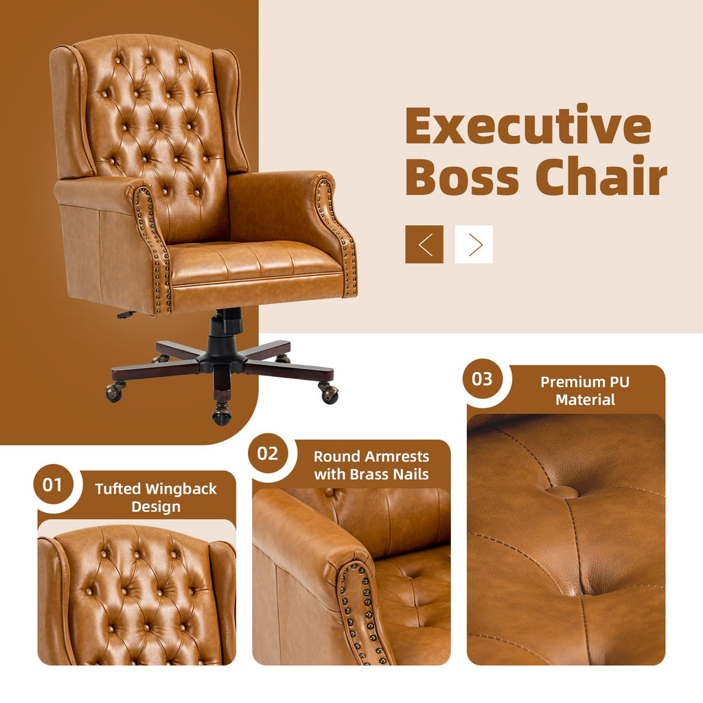 Brown Ergonomic Office Chair N2870