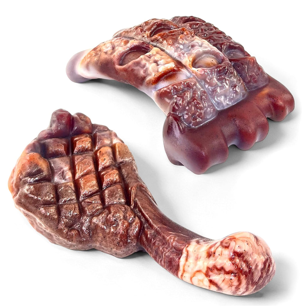 Tough Dog Chew Toys, 2 Pack Hard Nylon Bone H227