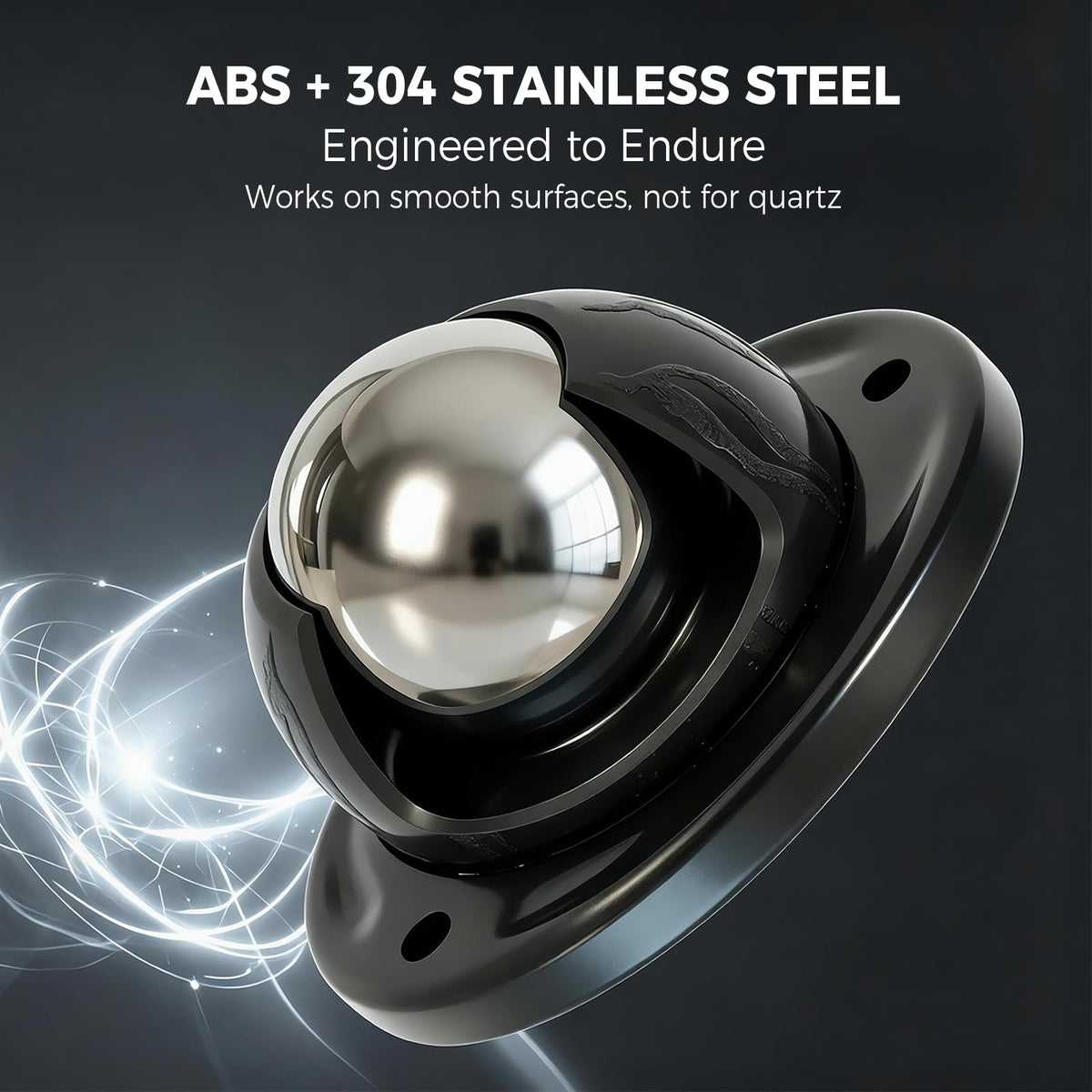 Black 4pcs Self Adhesive Caster Wheels R652