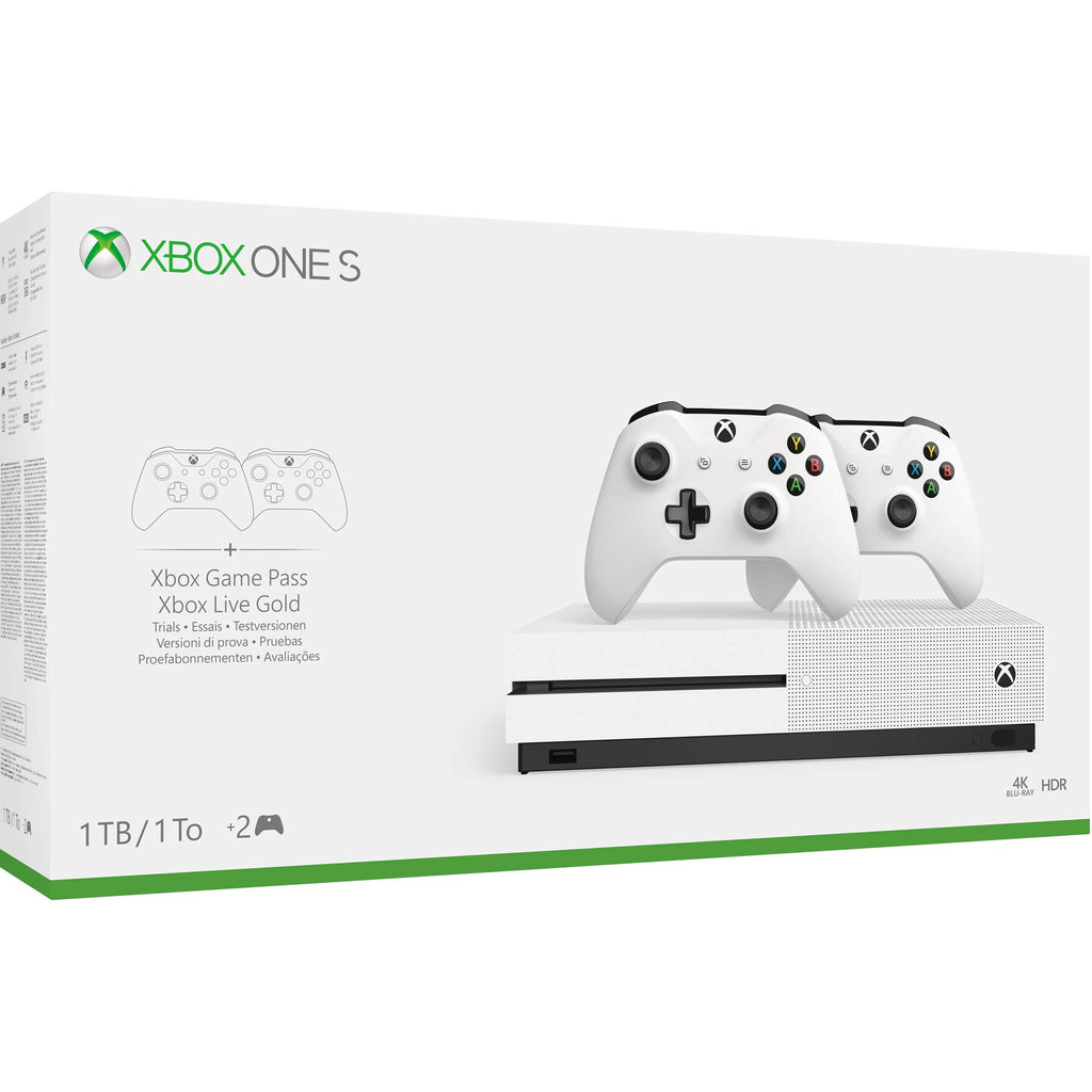 White 1TB Xbox One S Console Z492