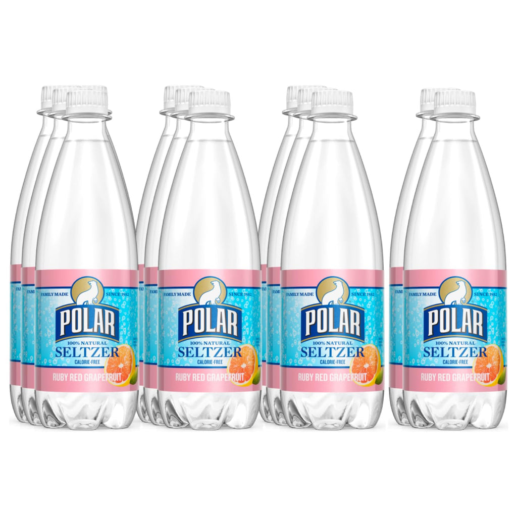 Ruby Red Grapefruit Sparkling Water, 20 fl oz, 12 Pack I447183