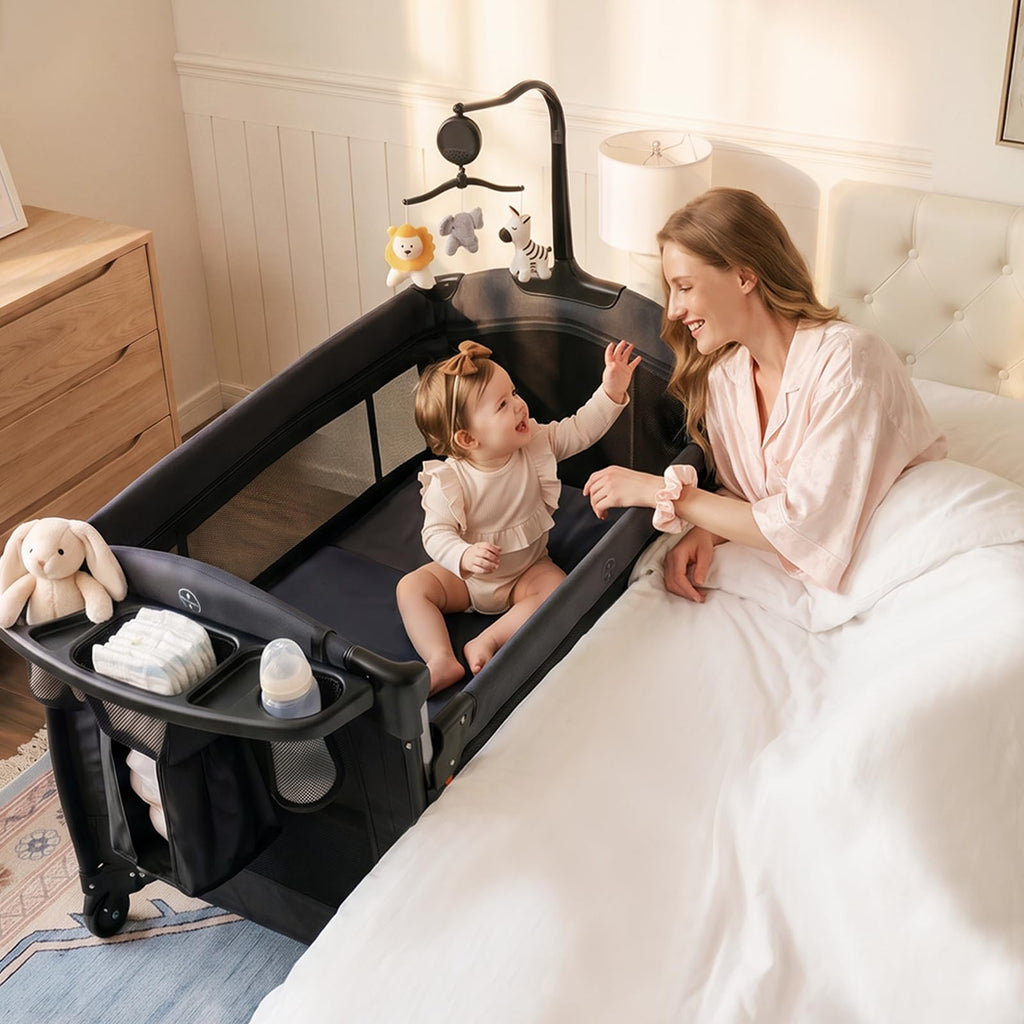 4 in 1 Baby Bassinet Bedside Crib J57918