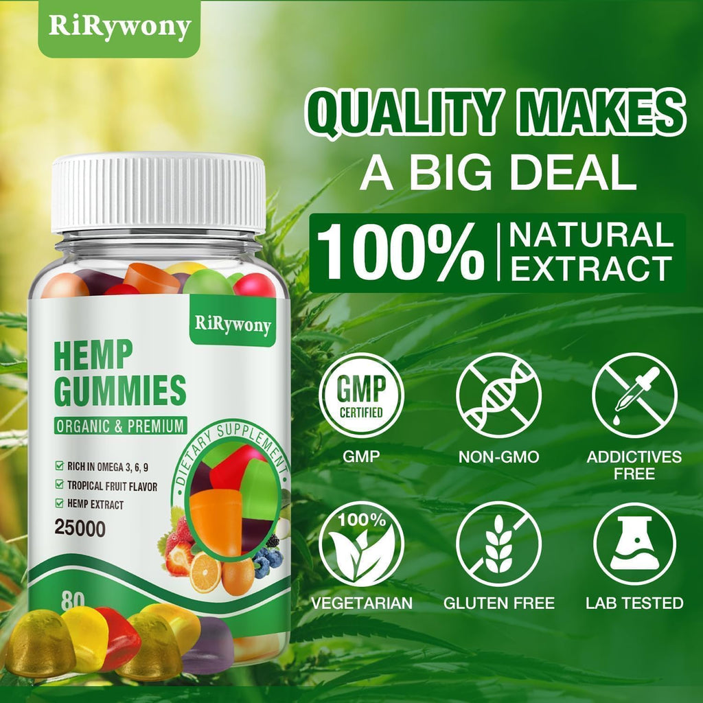 Hemp Gummies 3 Packs 240 Counts T312763