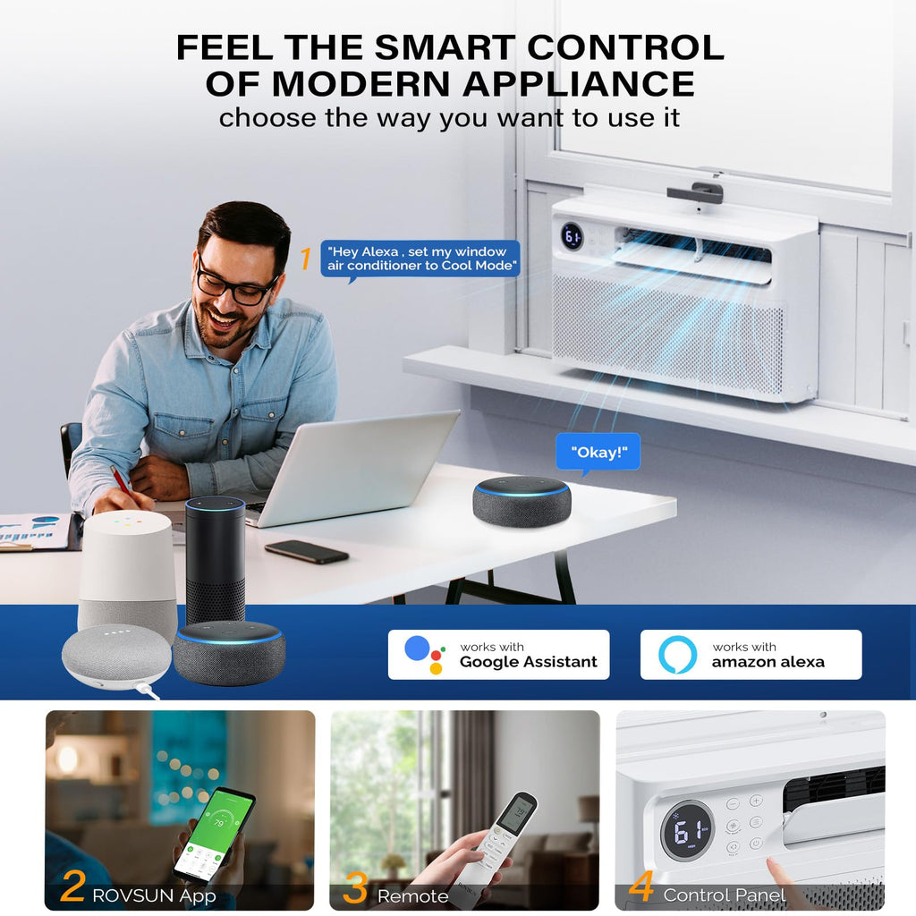 12000 BTU Inverter Window Air Conditioner with WIFI U886707