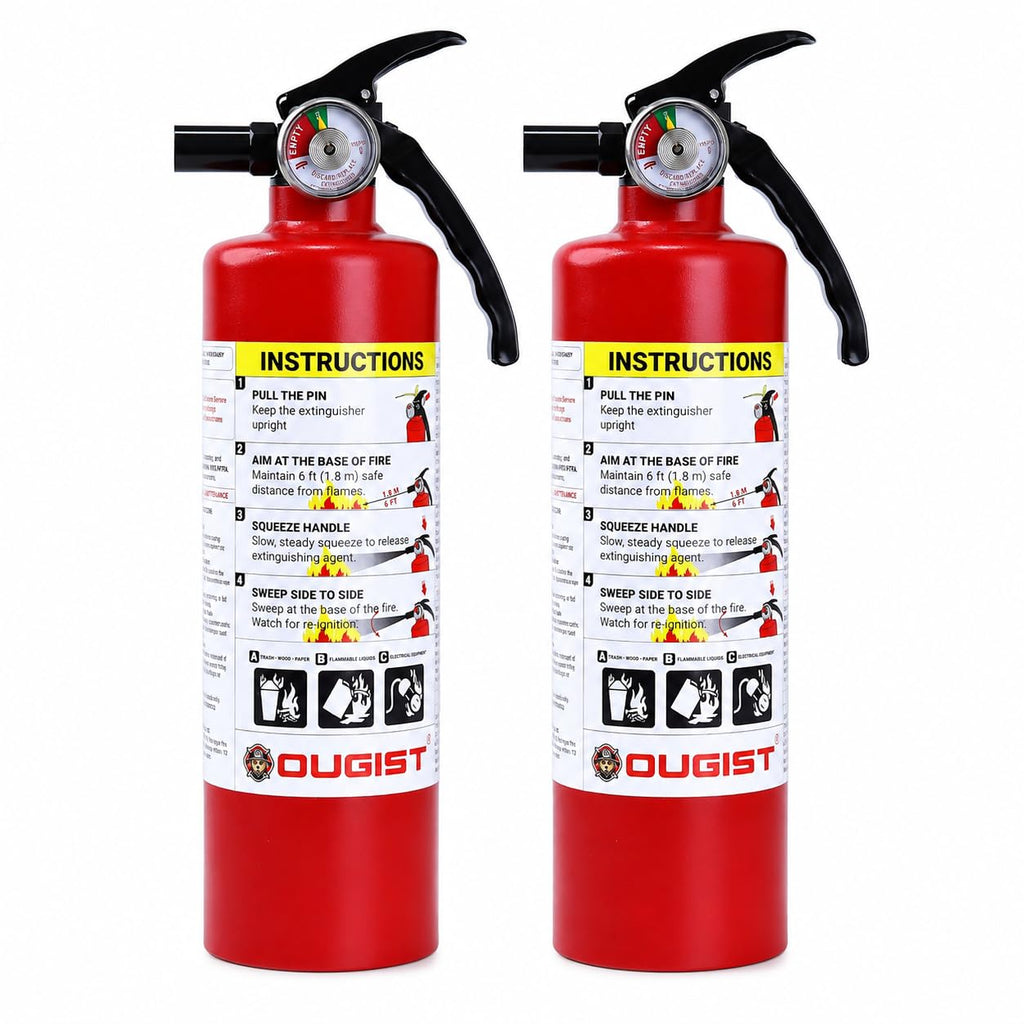 2.5 lb Dry Chemical ABC Fire Extinguisher, 2 Pack R34825