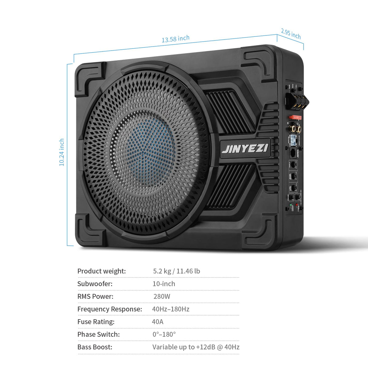 1200W Under Seat Subwoofers with Amp S9835