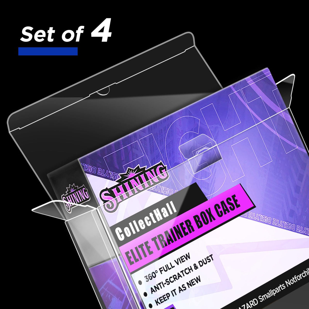 4 Packs Transparent Easy to Fold Protector Case A330
