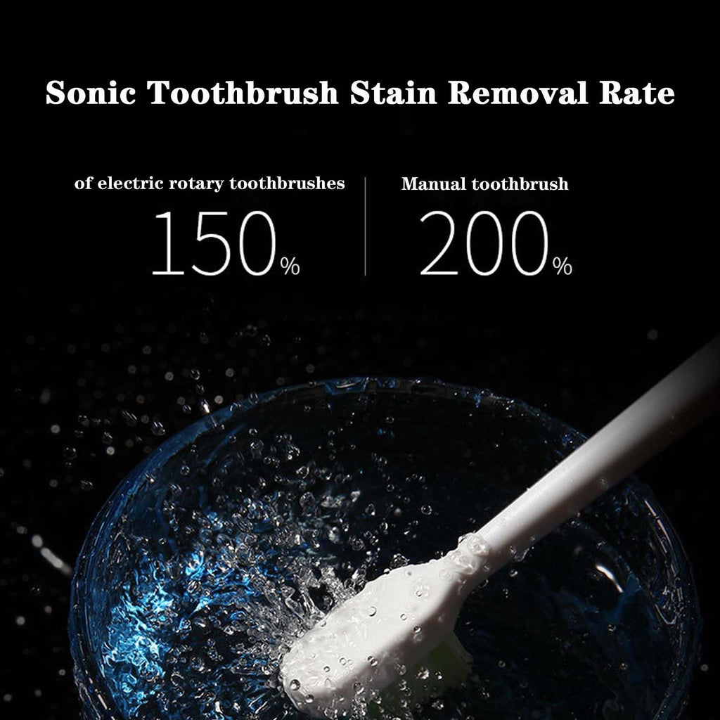 Sonic Electric Toothbrush, 5 Modes, 2-Minute Timer, 4 Brush Heads W684
