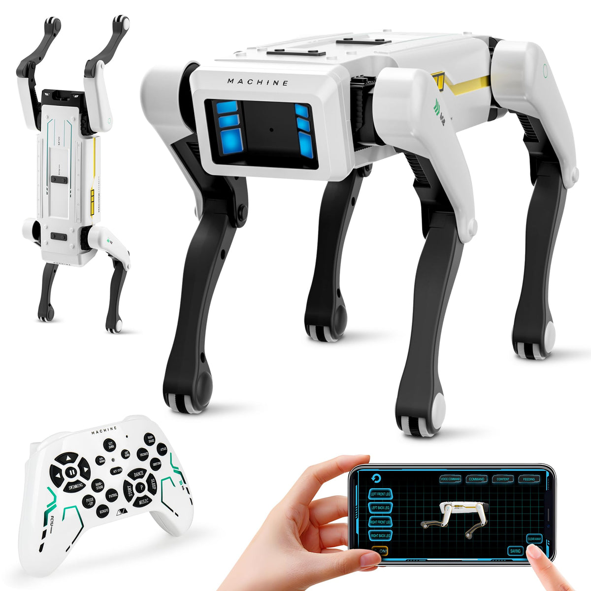 Interactive STEM Robot Dog with Voice Control S4515