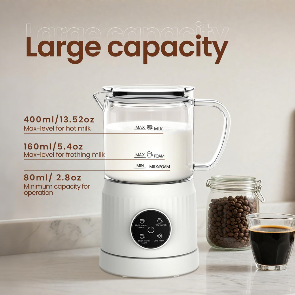 4-in-1 Electric Milk Frother and Steamer U70016