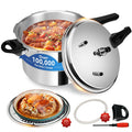 Aluminum 4.22Qt Pressure Cooker I754