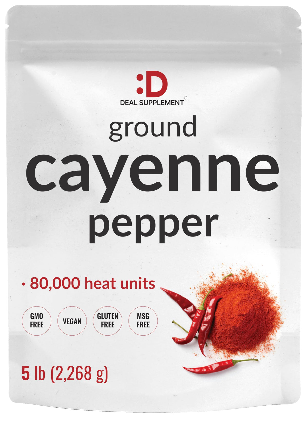 Ground Cayenne Pepper Powder, 5 Pounds V701