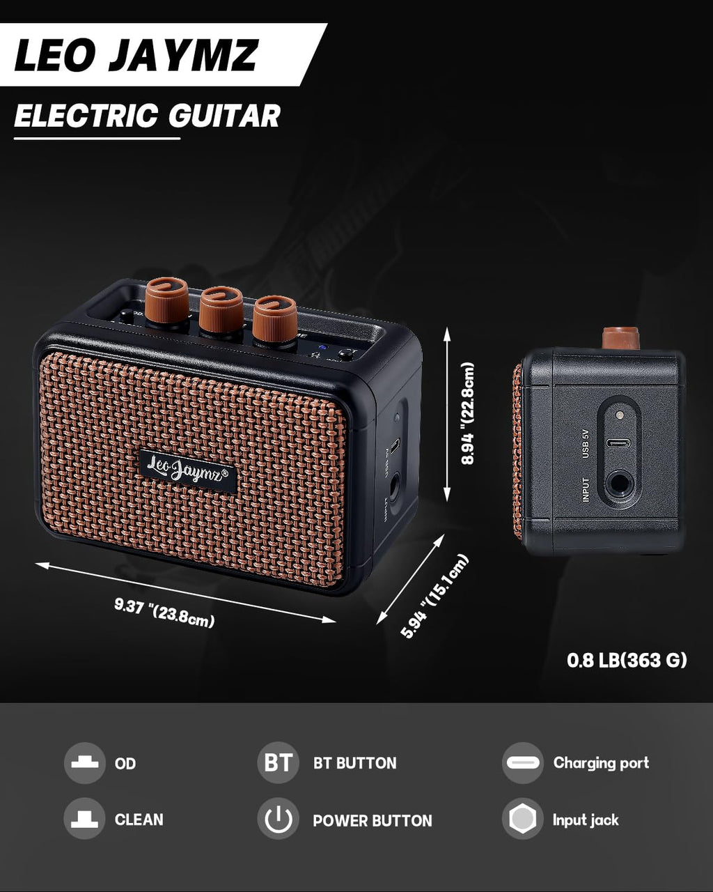 39" Full Size SSH Electric Guitar Starter Kit with Amp N116192