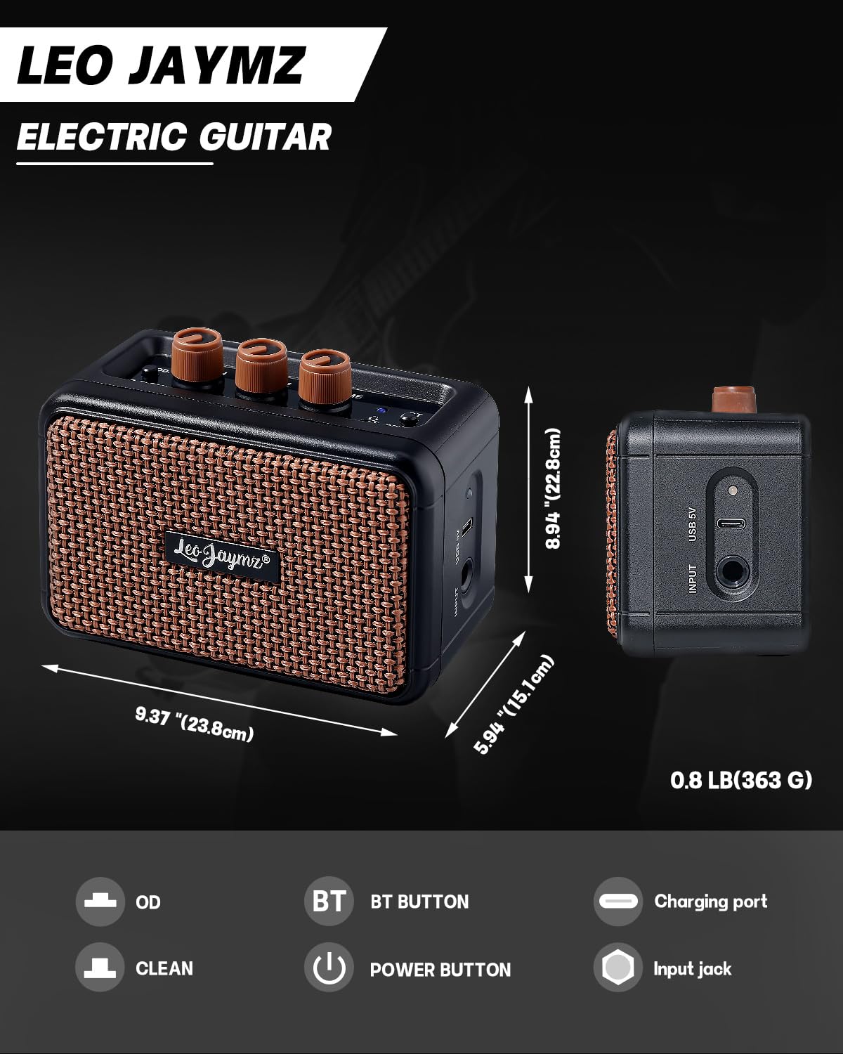 39" Full Size SSH Electric Guitar Starter Kit with Amp N116192