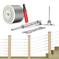 1/8" T316 Stainless Steel Aircraft Cable & Turnbuckle Railing Kit E891657
