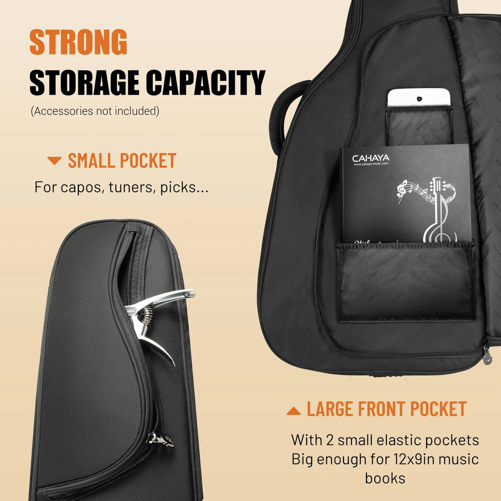 42 43 44In 0.5In Thick Padding Acoustic Guitar Bag K266
