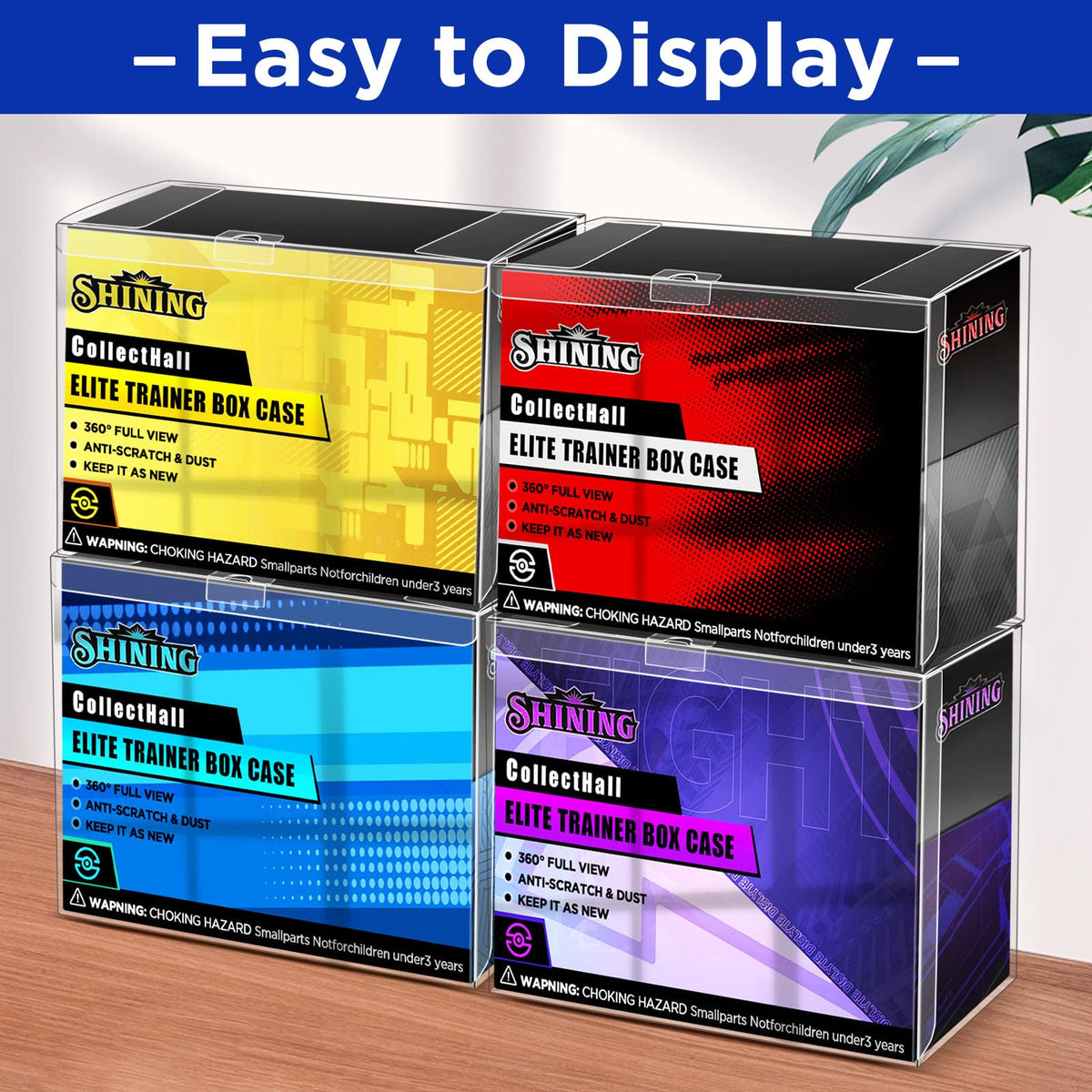 4 Packs Transparent Easy to Fold Protector Case A330