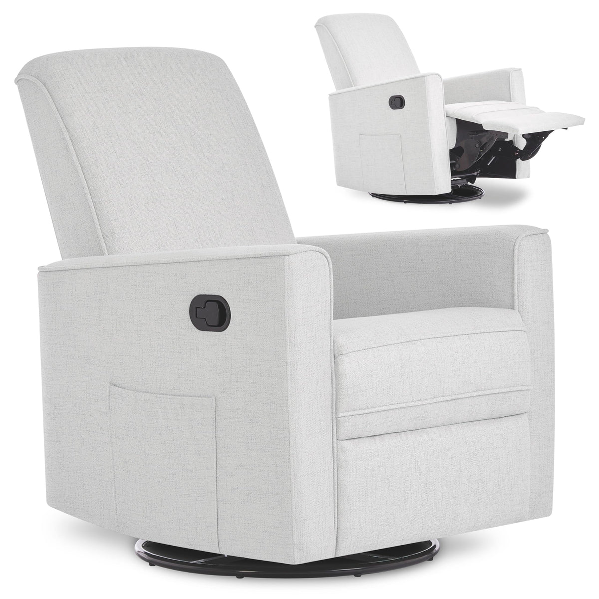 Upholstered Manual Glider Recliner U72345