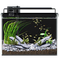 5 Gallon Rimless Glass Aquarium Starter Kit with Filter Light Lid V59705