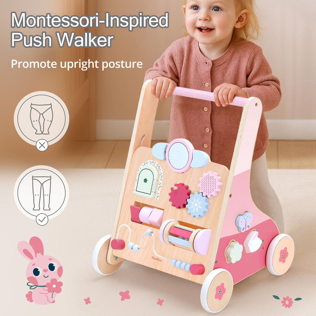 Wooden Baby Walker S27087