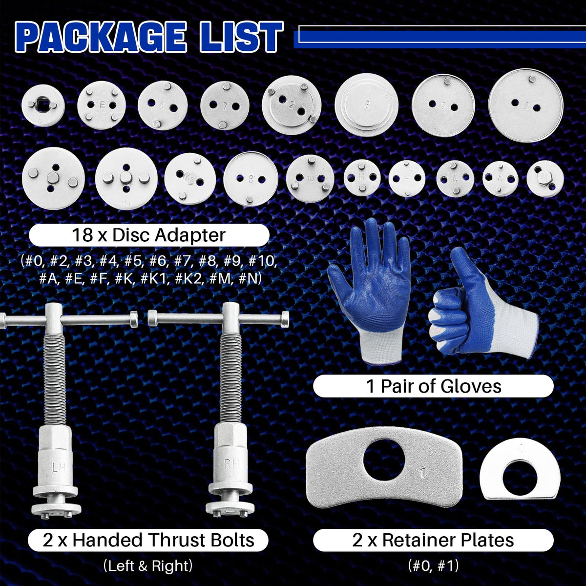 Heavy Duty Disc Brake Caliper Tool Set C316