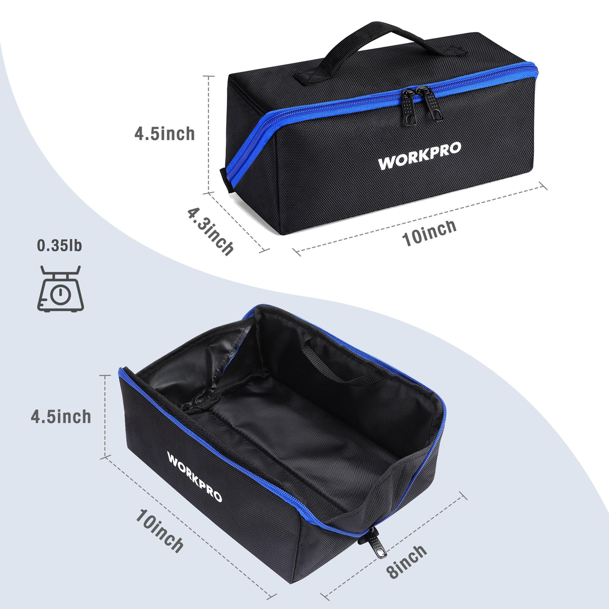 10" Zipper Tool Pouch, 3 Pack N4816