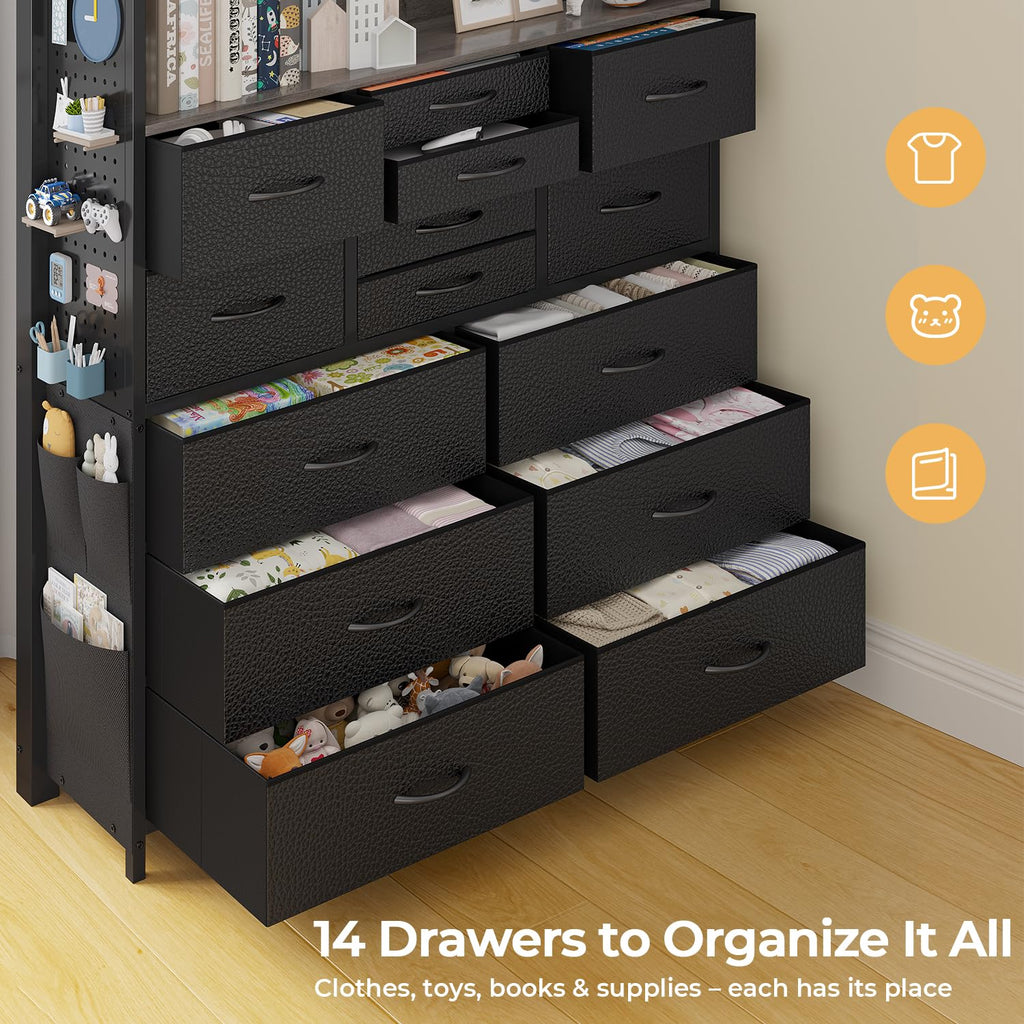 Twin Loft Bed with Desk and Storage Drawers T242690