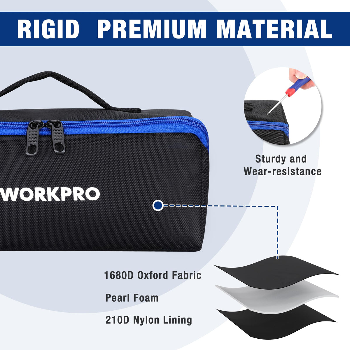 10" Zipper Tool Pouch, 3 Pack N4816