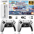 Wireless Retro Gaming Console Stick, 23 Built-In Emulators, 20,000+ Games, 4K HDMI Output, Dual 2.4G Wireless Controllers, 64GB W421
