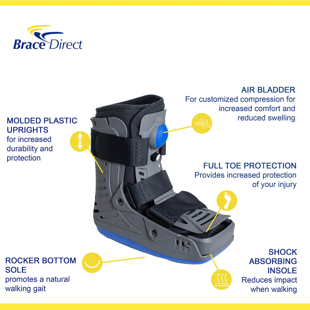 Lightweight Short Air Walking Boot with Toe Guard N2786