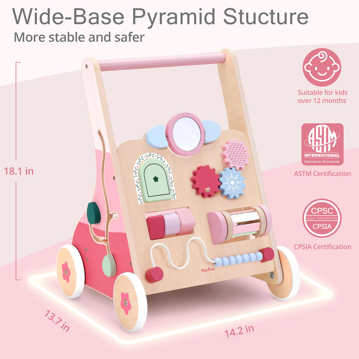 Wooden Baby Walker S27087