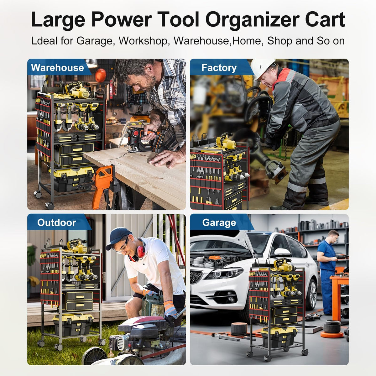 Rolling Tool Organizer Cart P815