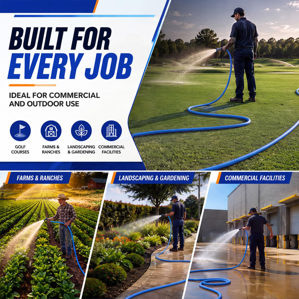 3/4" x 100 ft Lightweight Flexible Garden Hose V6693
