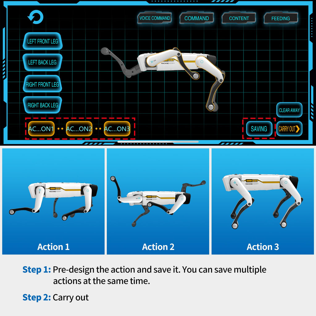 Interactive STEM Robot Dog with Voice Control S4515
