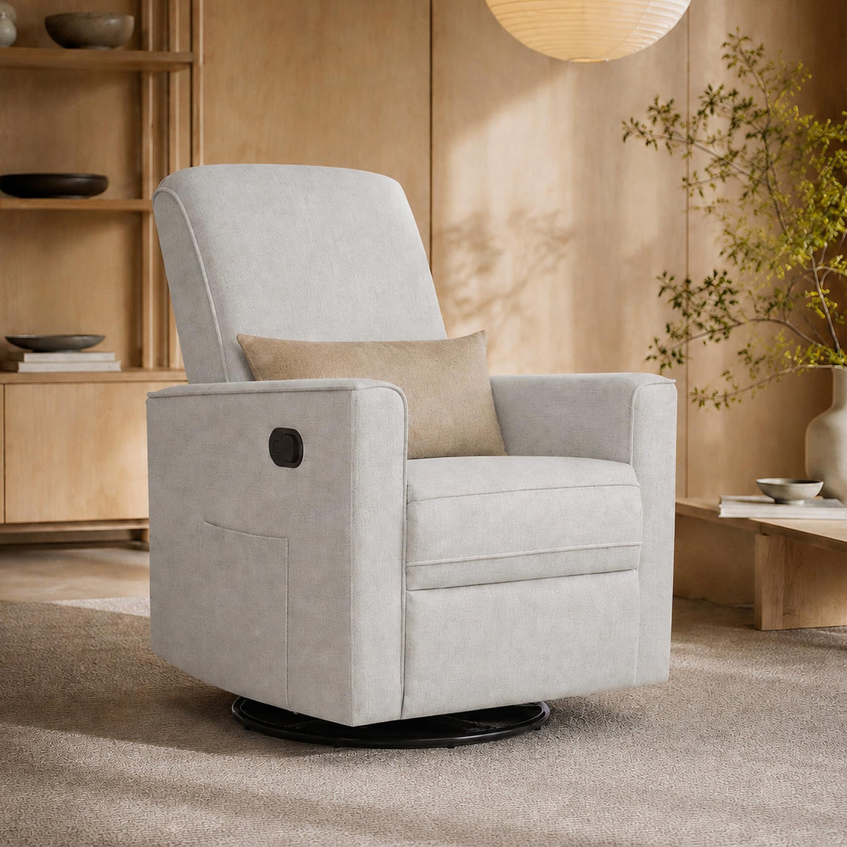 Upholstered Manual Glider Recliner U72345