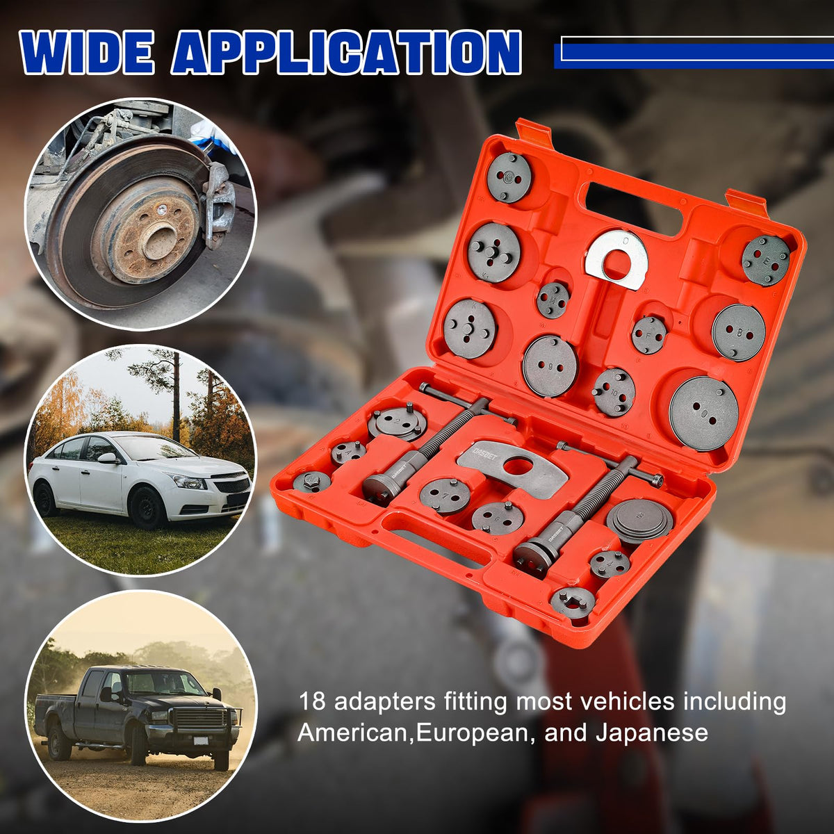 Heavy Duty Disc Brake Caliper Tool Set C316
