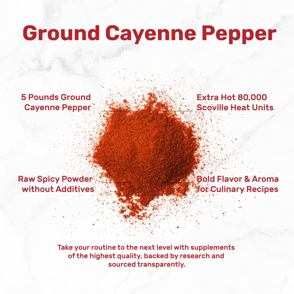 Ground Cayenne Pepper Powder, 5 Pounds V701