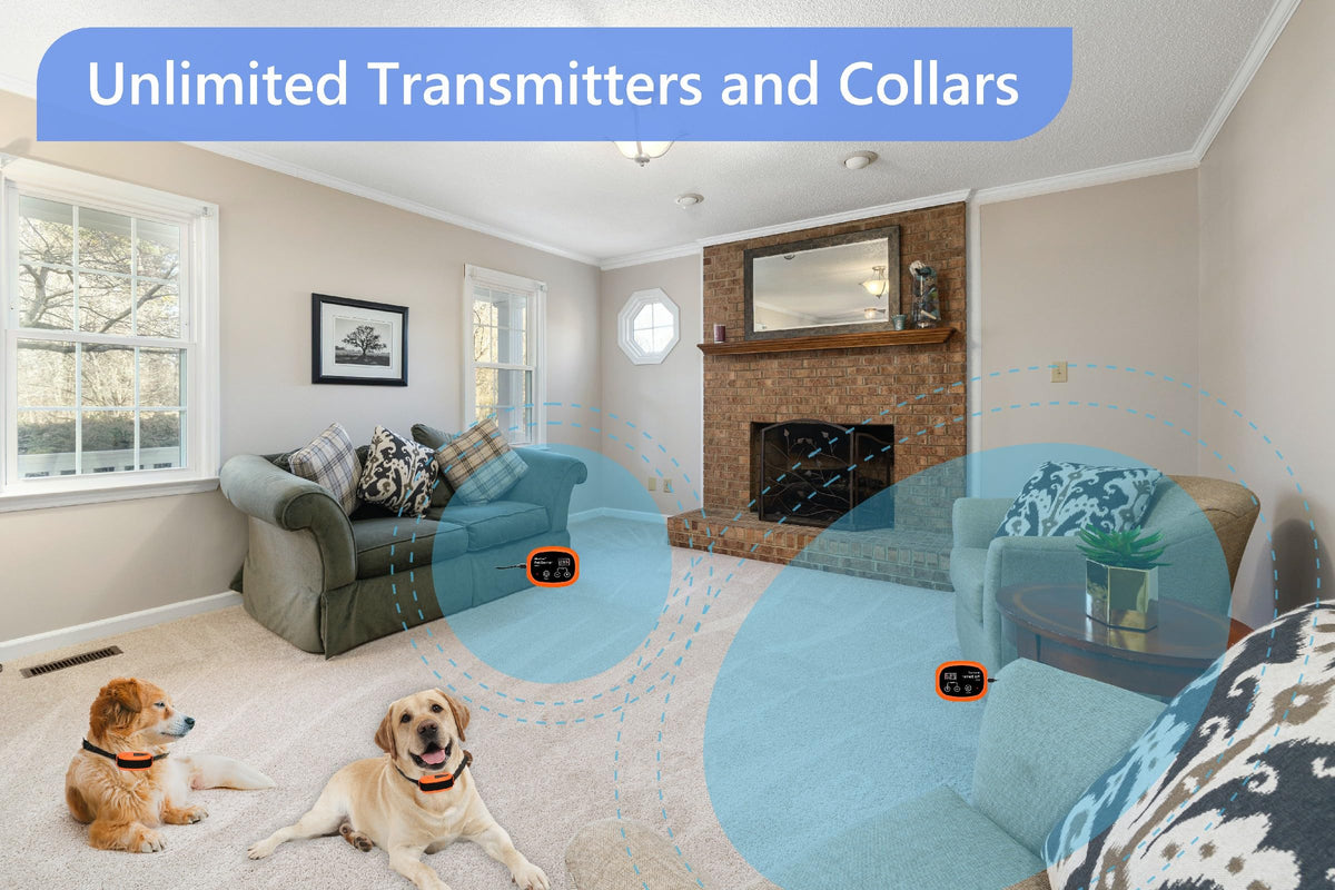 Wireless Indoor Electric Pet Barrier for 2 Dogs J669652